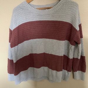 Color block sweater